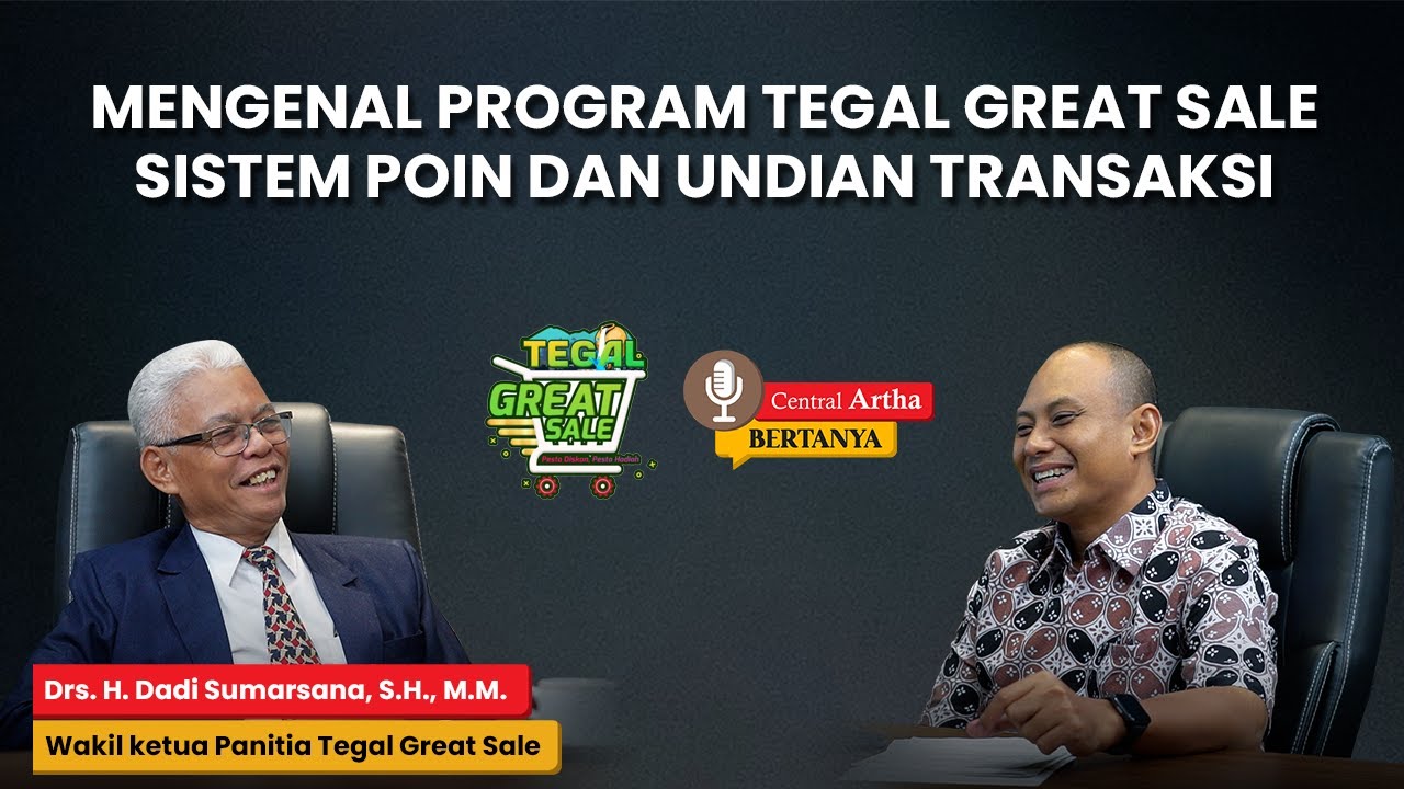 TEGAL GREAT SALE I KOLABORASI GERAKKAN EKONOMI BERSAMA #tegalluwihapik