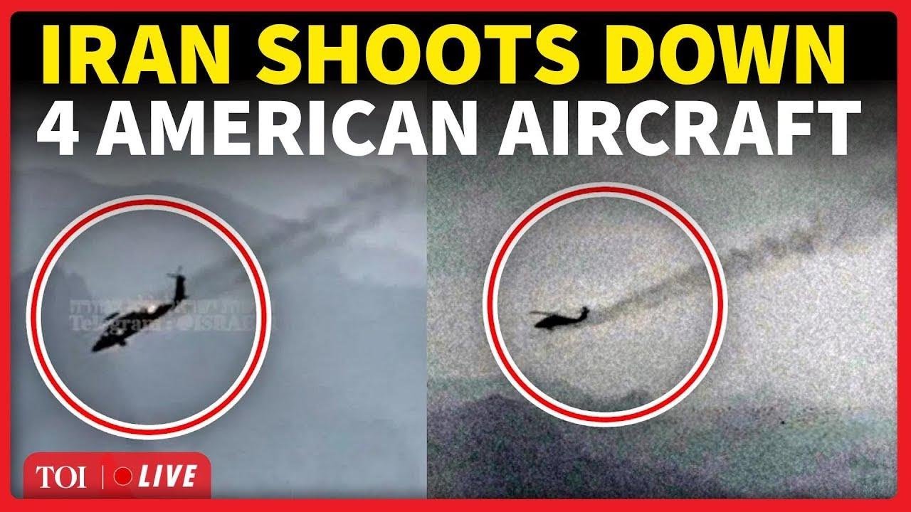 Iran 'SHOOTS DOWN' 4 American Aircraft Including F-35, Black Hawk In Just 6 Hours | WATCH