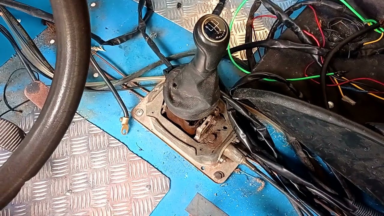 Como ficou a alavanca de marcha da gaiola cross motor ap 1.6 transversal caixa de marcha do logus