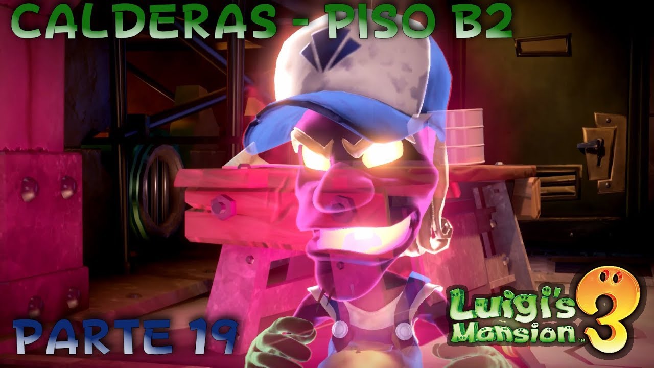 Luigi`s mansion 3 calderas - piso B2 parte 19
