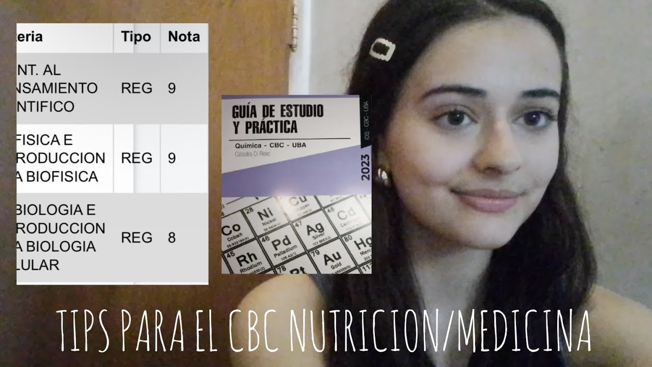 Mi experiencia y tips para el cbc de nutrición/medicina UBA