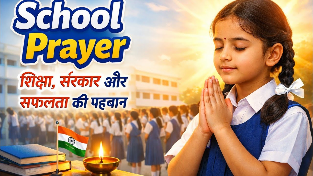 School prayer -शिक्षा,संस्कार और सफलता की पहचान