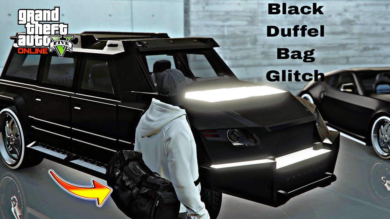 GTA 5 Online Working Black Duffel Bag Glitch 