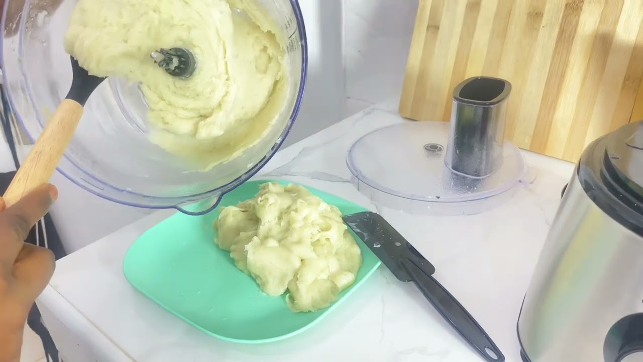 Pounded Yam with Food processor : how to make Pounded yam with food processor