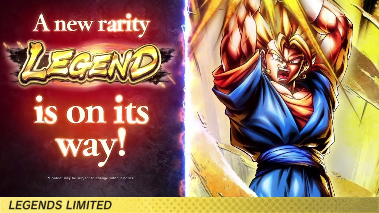 New Legend Rarity Super Vegito In Dragon ball Legends