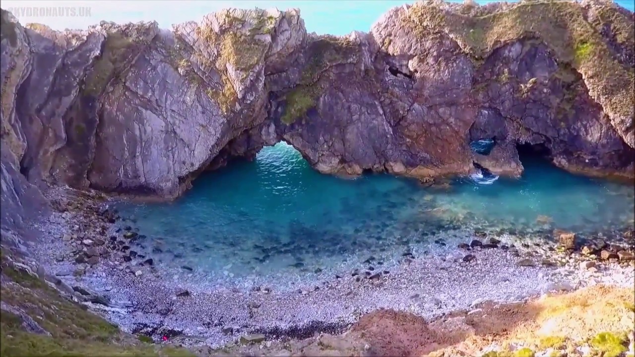 Lulworth Cove, Jurassic coast Dorset - Skydronauts