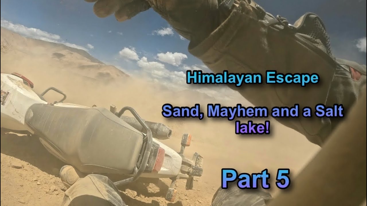Deep Sand, Crashes & Epic Pangong Lake Arrival! | Himalayan Escape Part 5