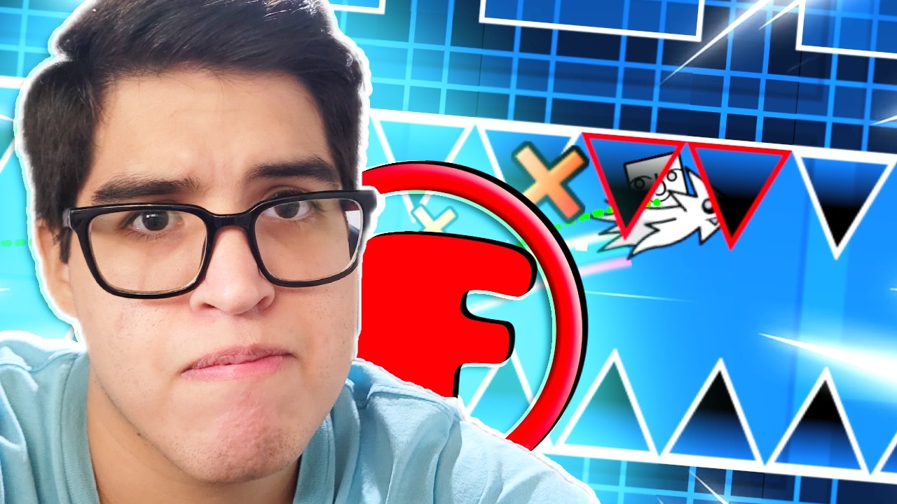 El dia que probe por PRIMERA VEZ el SKILL TESTER en Geometry Dash.