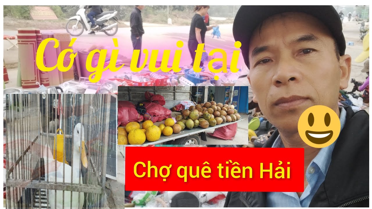 Chợ tây lương xã tiền Hải mới hôm nay có gì 