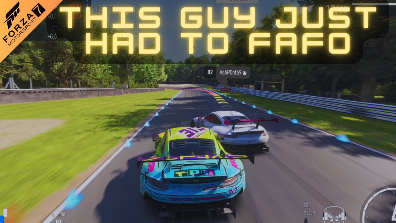 Final lap heartbreak for this aggressive blocker - Porsche GT3 - Brands Hatch - Forza Motorsport
