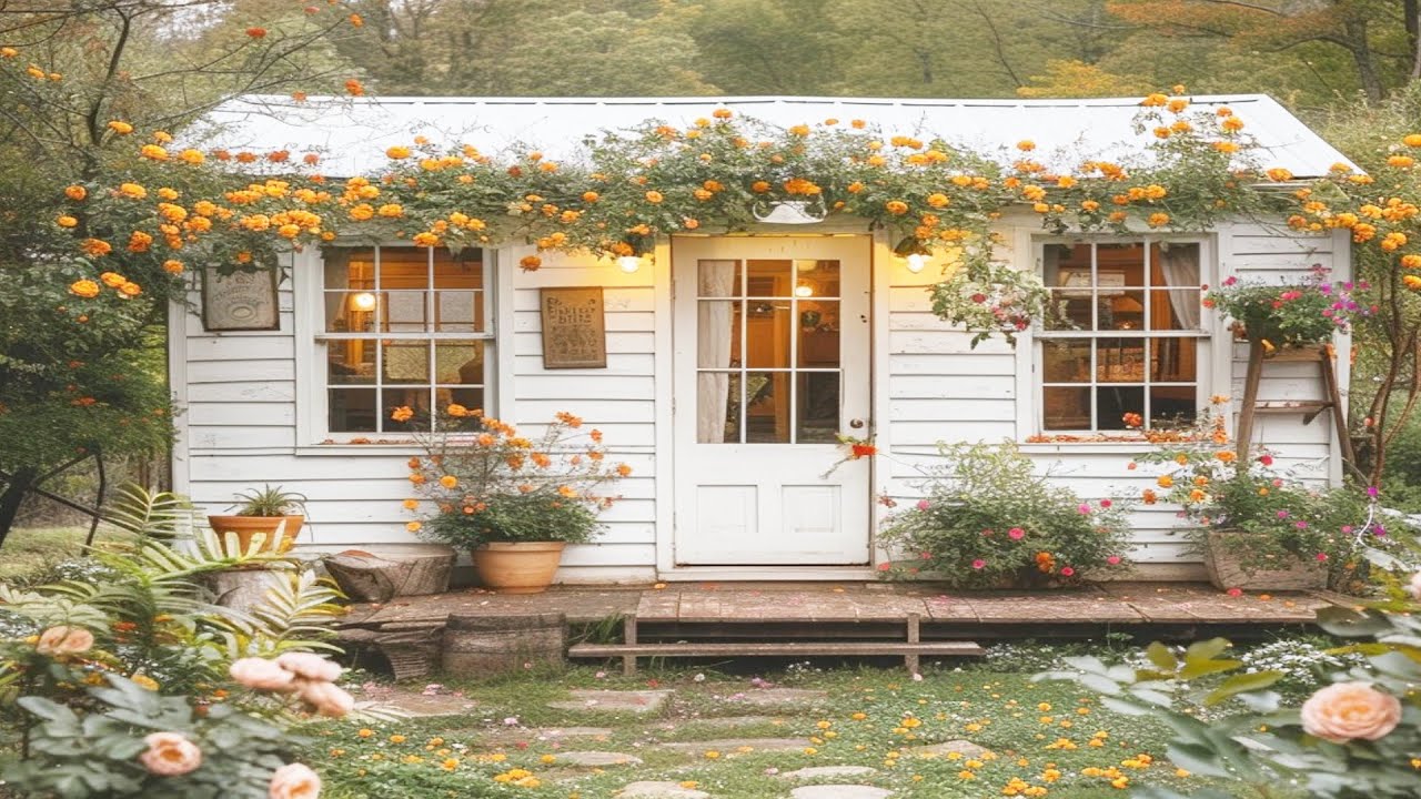 Superbe petite maison moderne et extensible sur roues, tout le monde l'adore