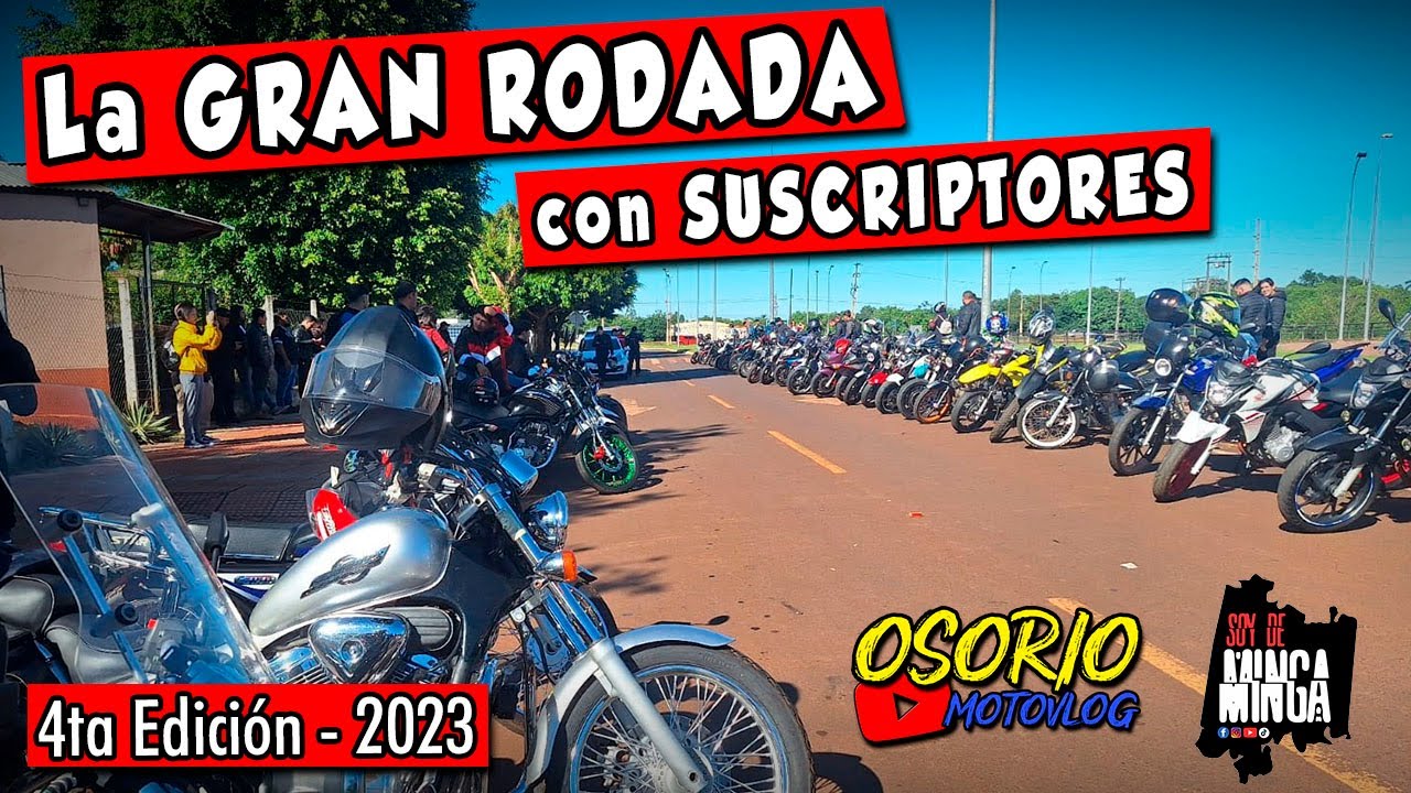 Así fue la Gran RODADA MOTERA con SUSCRIPTORES | 140km de Recorrido | Edición 2023