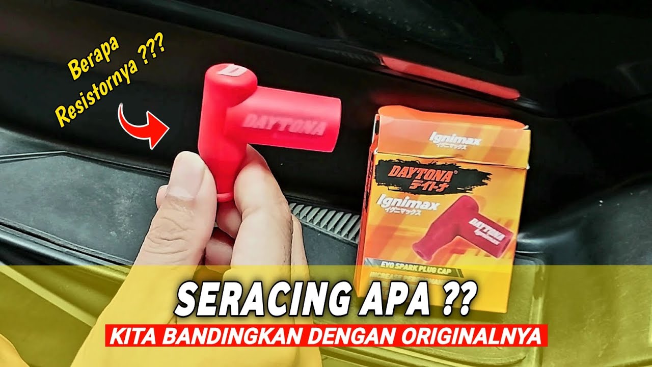 Review produk baru , Cop busi DAYTONA IGNIMAX. Apakah aman buat motor injeksi, kita bandingkan.