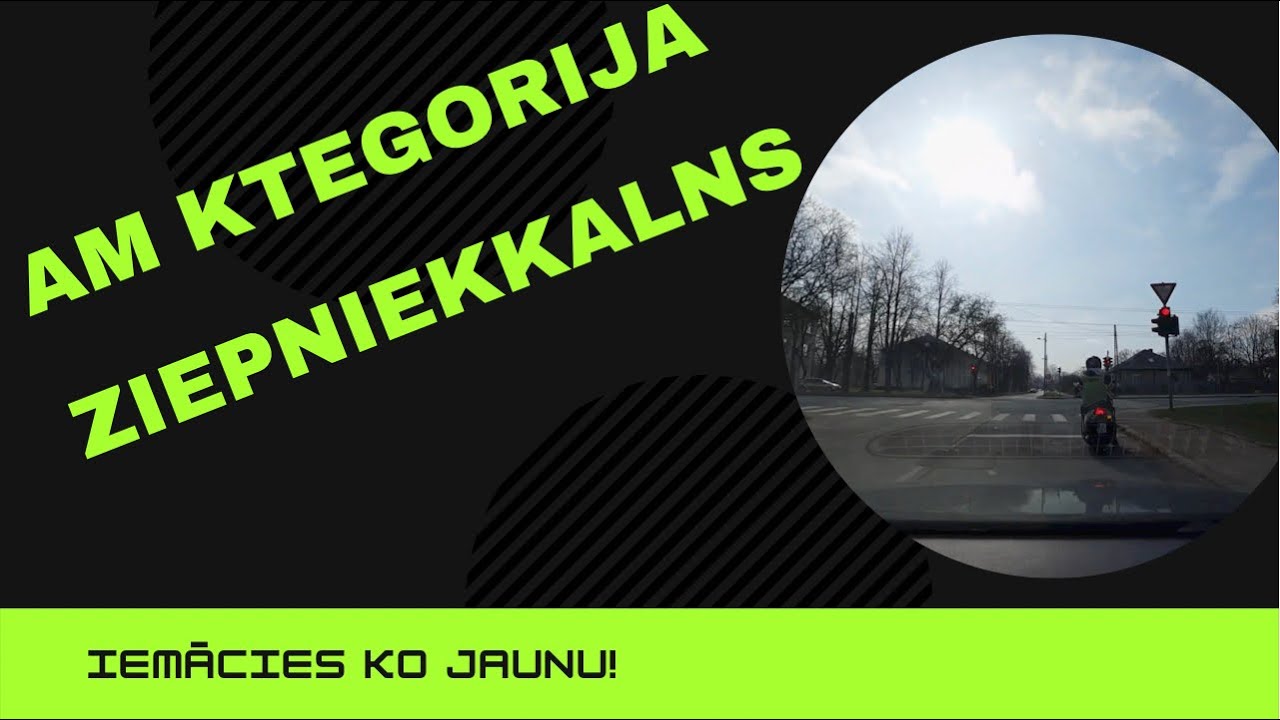 CSDD eksāmens | Am kategorija | braucam pa Pārdaugavu