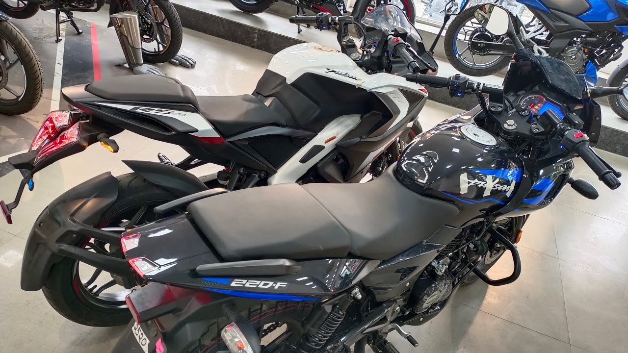 दोनों में ₹42,000 का अंतर 2023 Bajaj Pulsar 220F Vs Pulsar RS200 Details Comparison | On Road Price