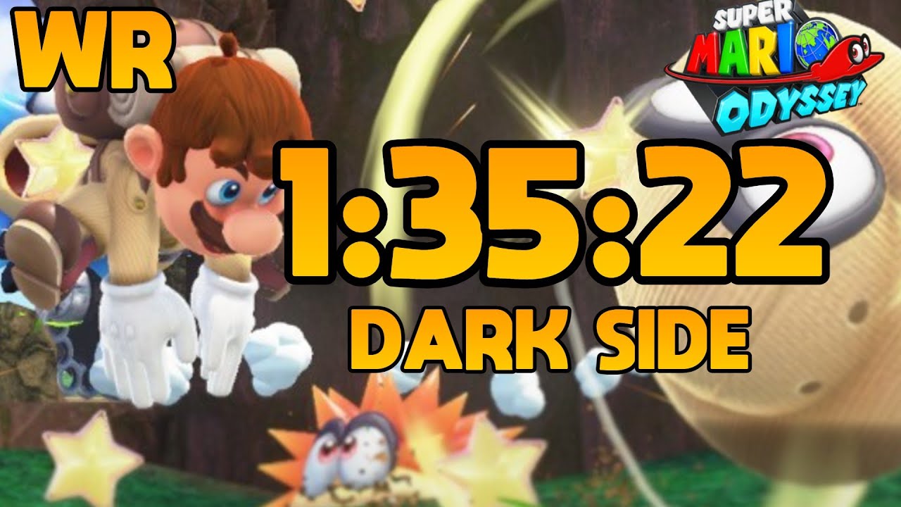 [WR] Super Mario Odyssey Dark Side Speedrun in 1:35:22