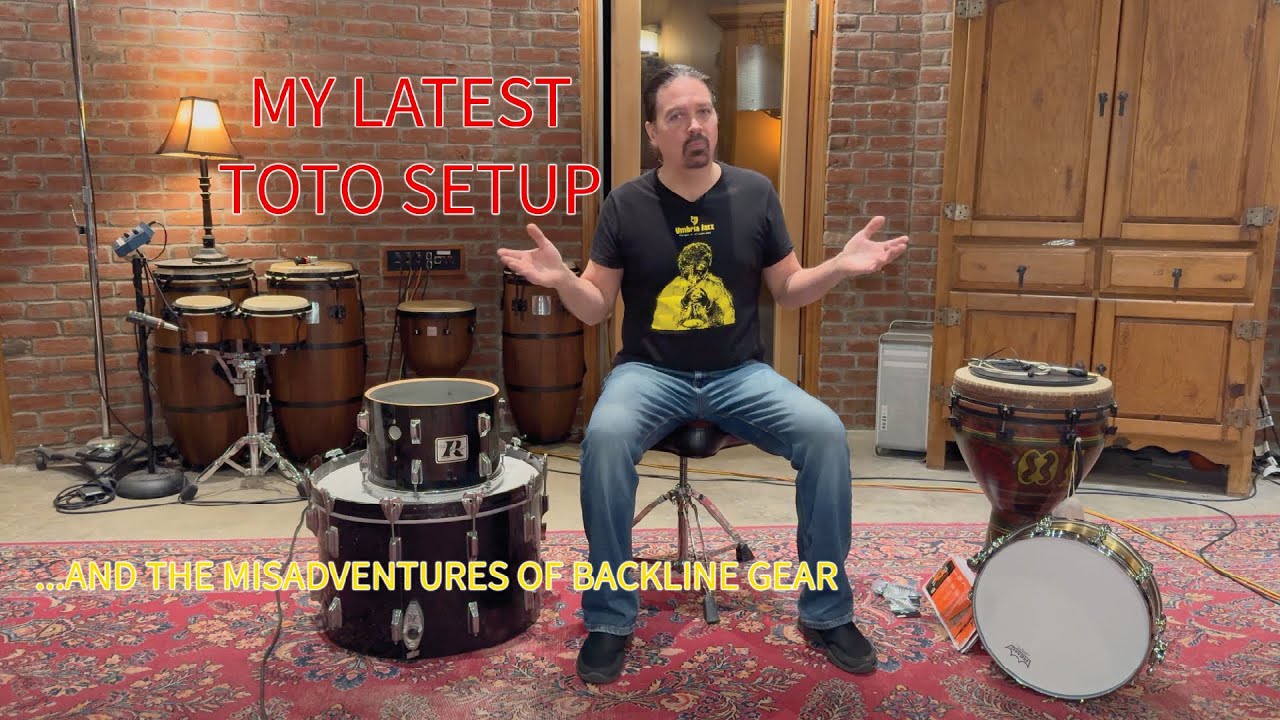 MY LATEST TOTO SETUP....AND THE MISADVENTURES OF BACKLINE GEAR