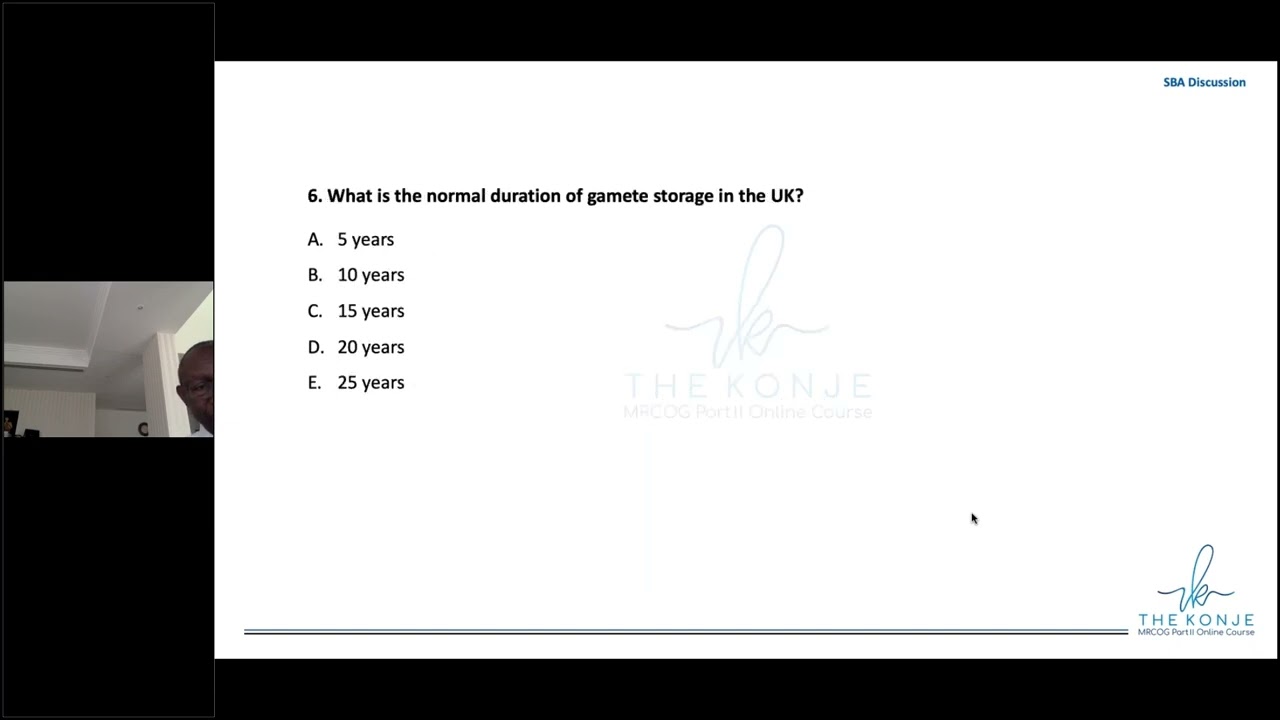 Free Session with Prof. Justin Konje - MRCOG Part 2