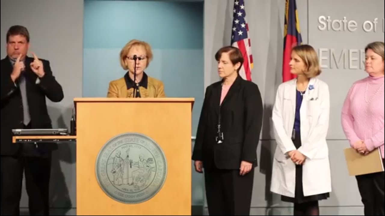 Duke University Hospital patient being evaluated and tested for Ebola press conference
