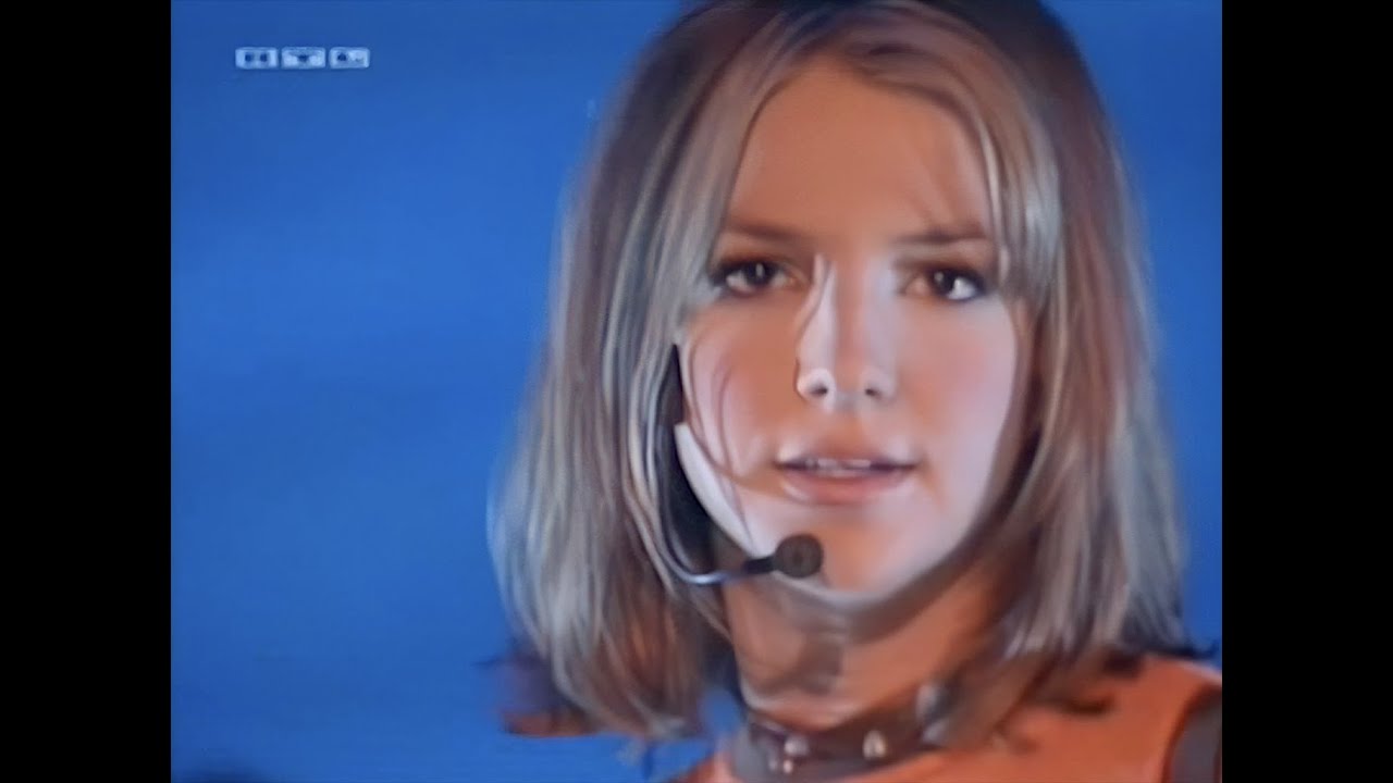 Britney Spears - Born To Make You Happy @ Top of the Pops UK 1999 [AI Restore]