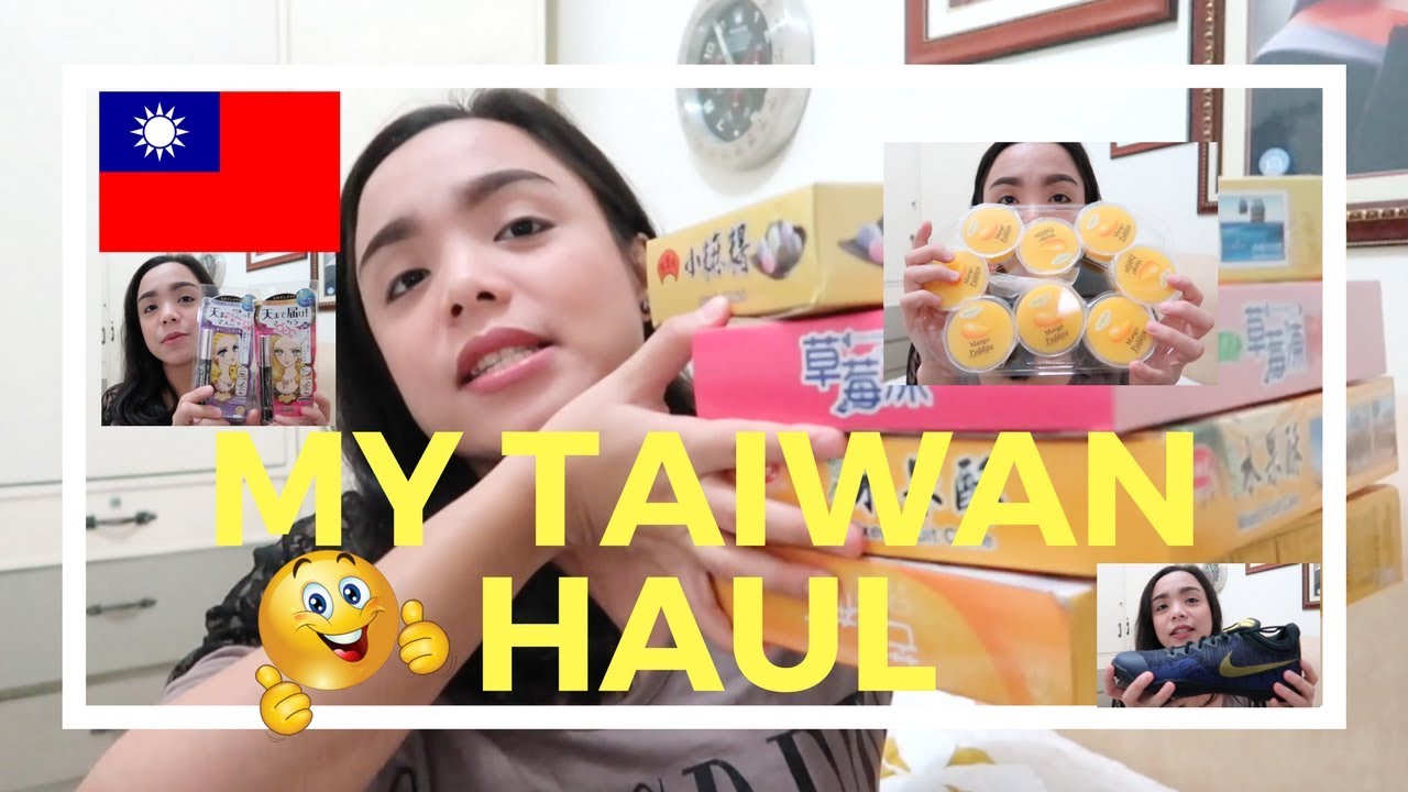 MY TAIWAN HAUL | Clothing,Makeup,Food