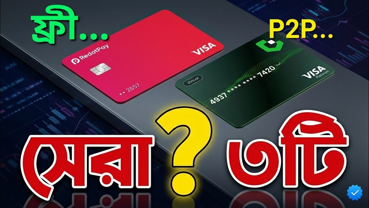 Top 3 Free Virtual Visa Card Bangladesh with P2P (2026)