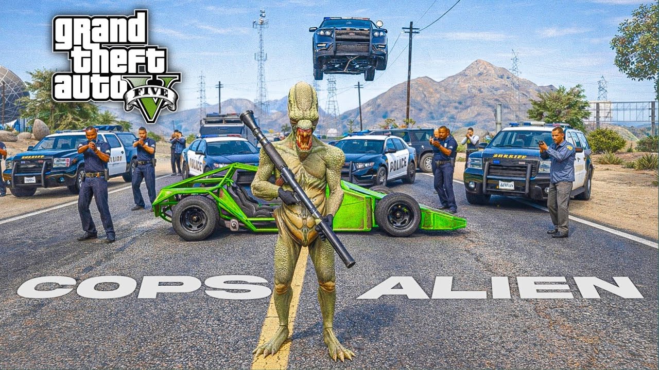 5 Star wanted level challenge  // GTA 5 // MDGamer .