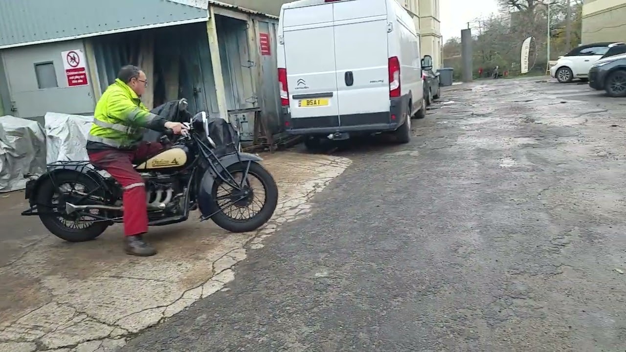 1932 Indian Four 1300cc at Andy Tiernans #08969IND