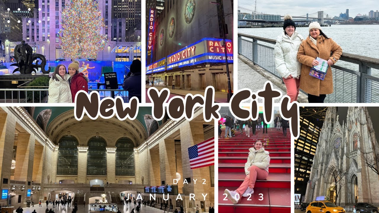 New York City Day 2  Vlog January 2023🇺🇸🗽🚕🌃✨🍎