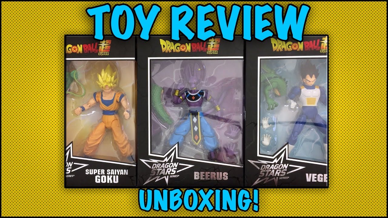 TOY REVIEW! Unboxing Dragon Ball Super Dragon Stars Series 1 - Bandai Action Figures