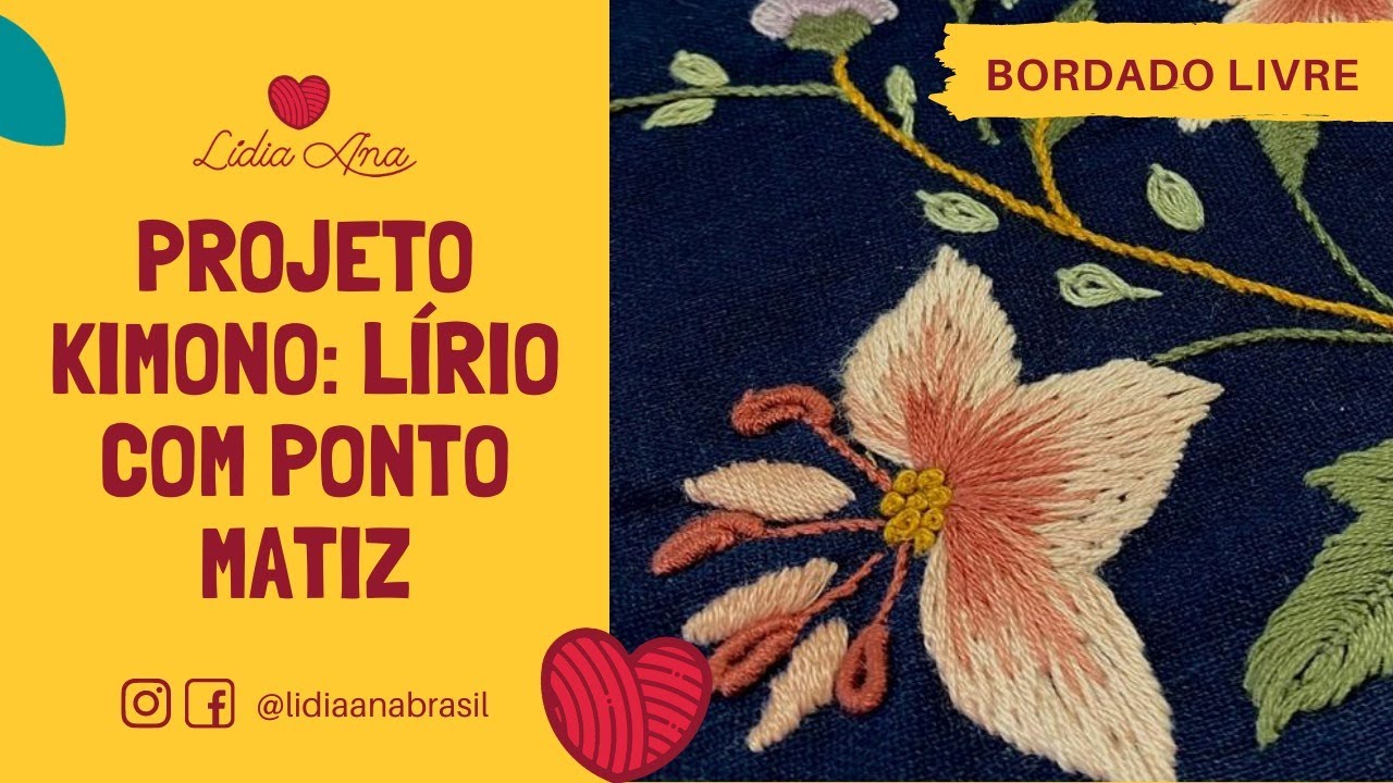 Lírio com Ponto Matiz