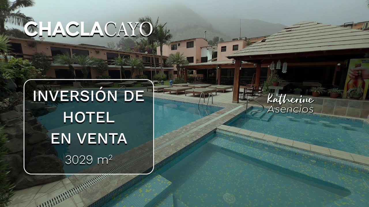 🟠Venta de hotel 3021m2 en Chaclacayo 