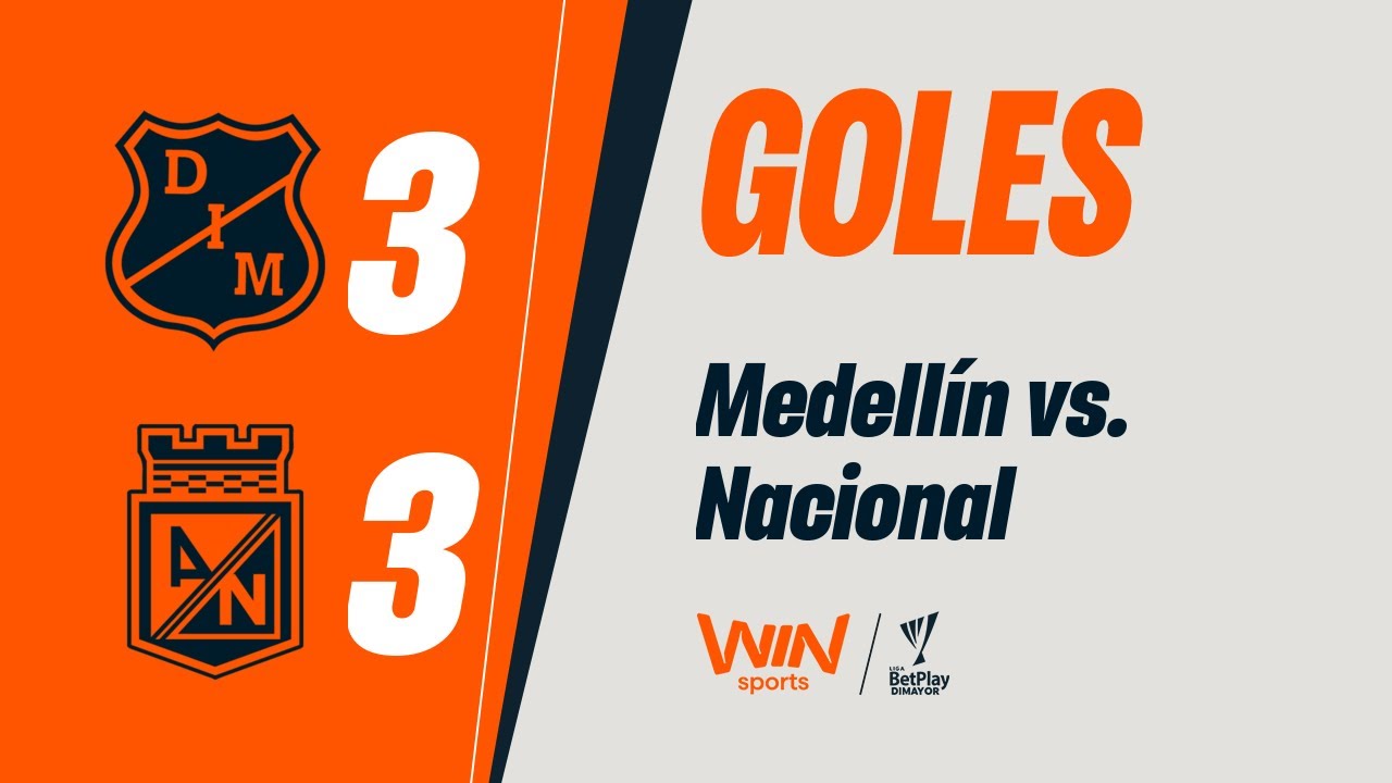 Medellín vs. Nacional (goles) | Liga BetPlay Dimayor 2025-2 | Fecha 10