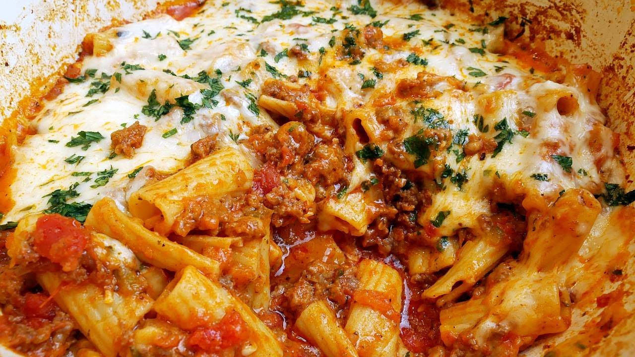 САМЫЕ ПРОСТЫЕ Ригатони с мясным соусом | Я приготовила это, и получилось ИДЕАЛЬНО!