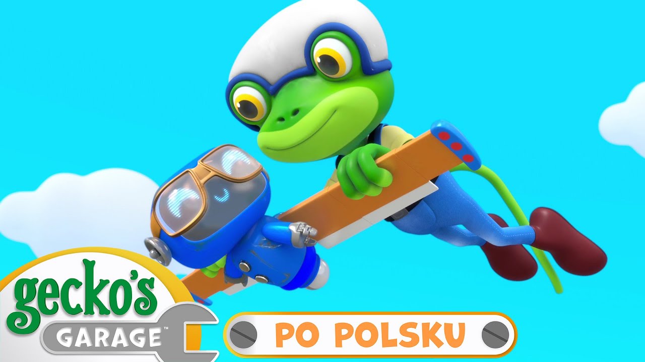 Podniebny pościg Kici | Warsztat Gekona 90 minut | Bajka dla dzieci po polsku @GeckosGaragePoPolsku
