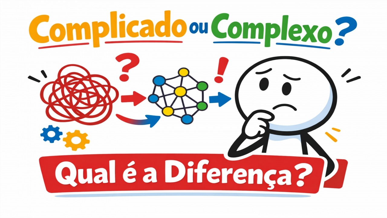 Apenas mentes raras entendem a diferença entre 'complicado' e 'complexo'