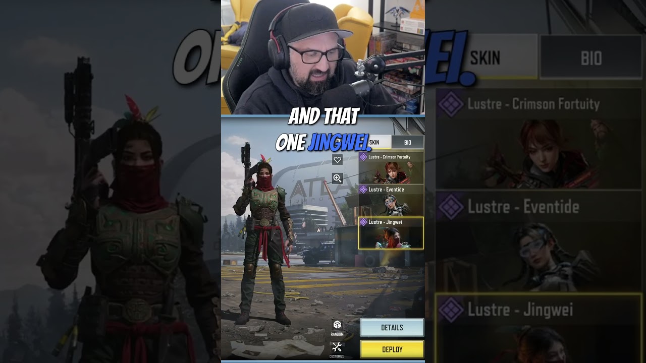 Все мои скины LUSTRE в #CODM