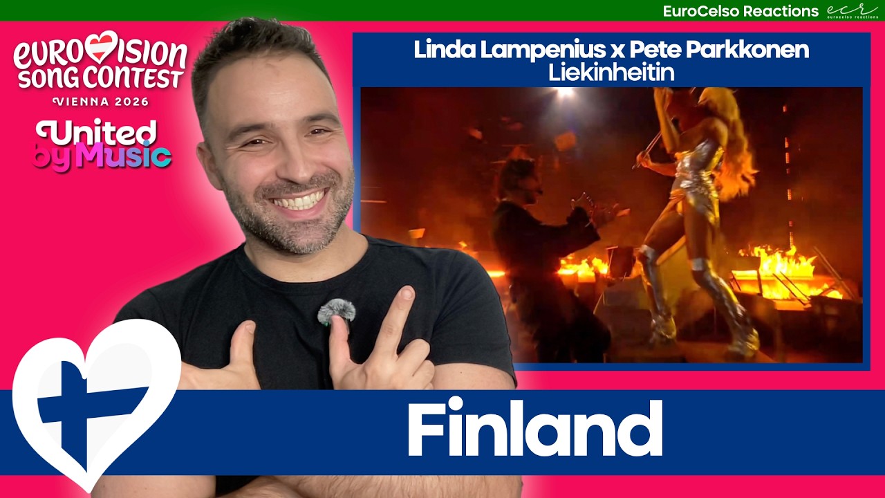 🇫🇮 Победитель Евровидения! Реакция на выступление Линды Лампениус и Пита Паркконена – «Огнемёт» /...