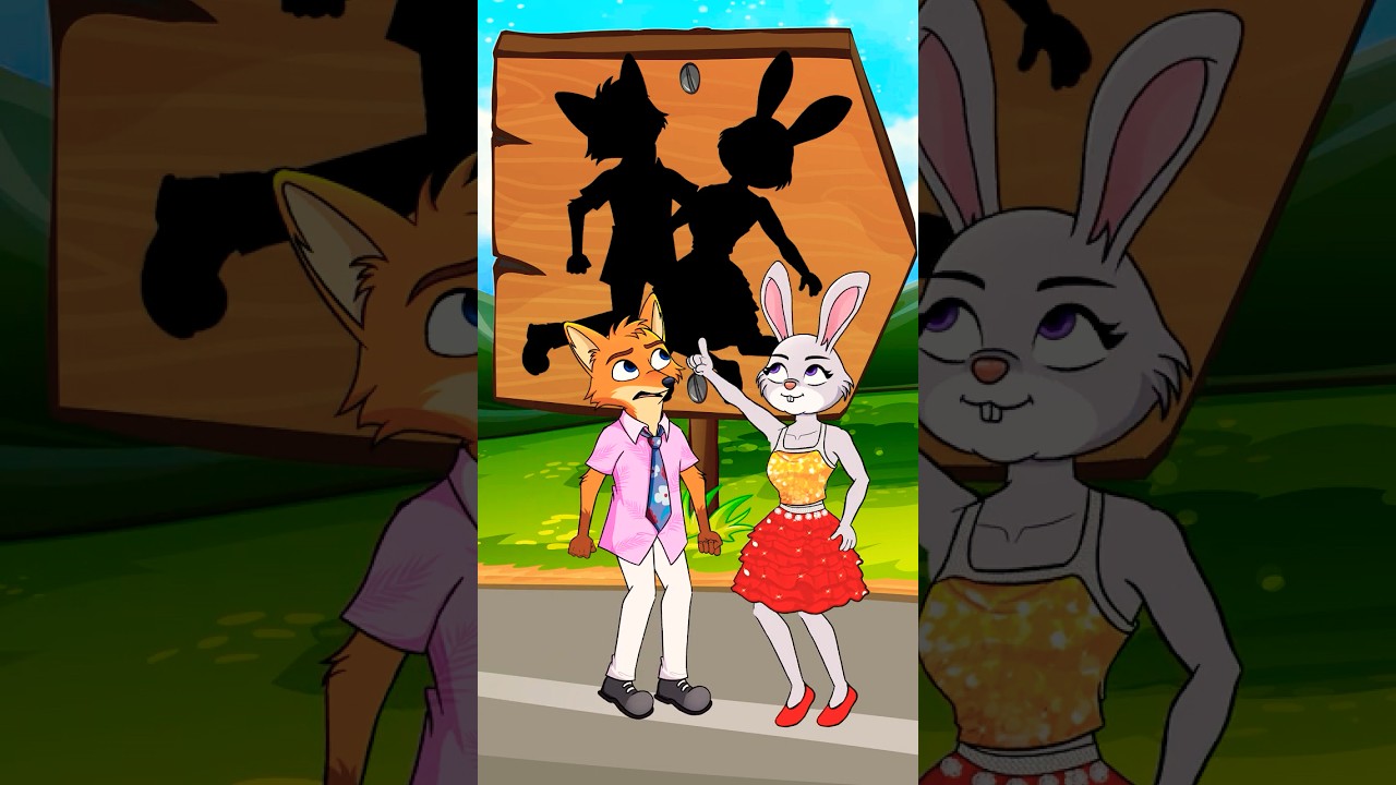 POSE CHALLENGE! 💃 Can JUDY and NICK Fit Through The Magic Board