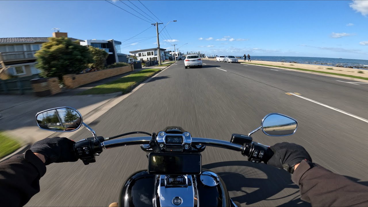 Harley-Davidson Breakout 117 | Morning Ride | Pure Engine Sound