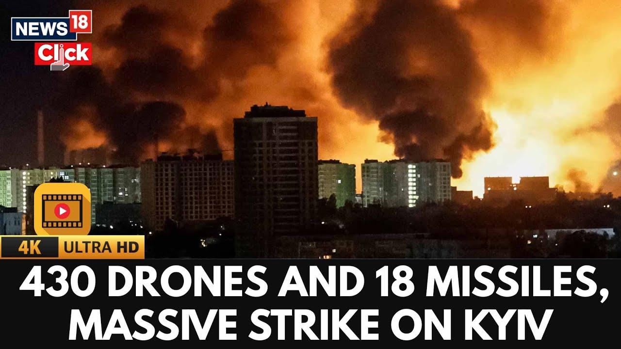 Russia Attacks Ukraine | Massive Russian Strike Devastates Kyiv | Putin Vs Zelensky | 4K | N18G