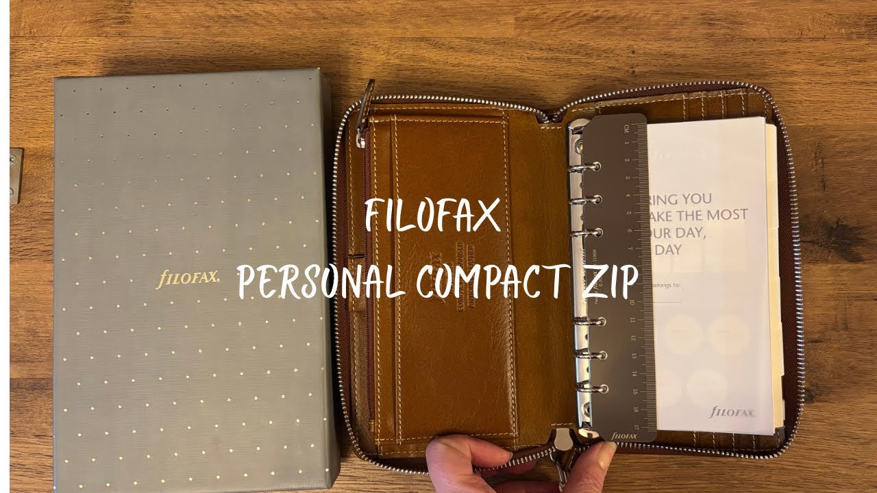 AN UNBOX AND REVIEW OF THE FILOFAX PERSONAL COMPACT ZIP | MALDEN OCHRE