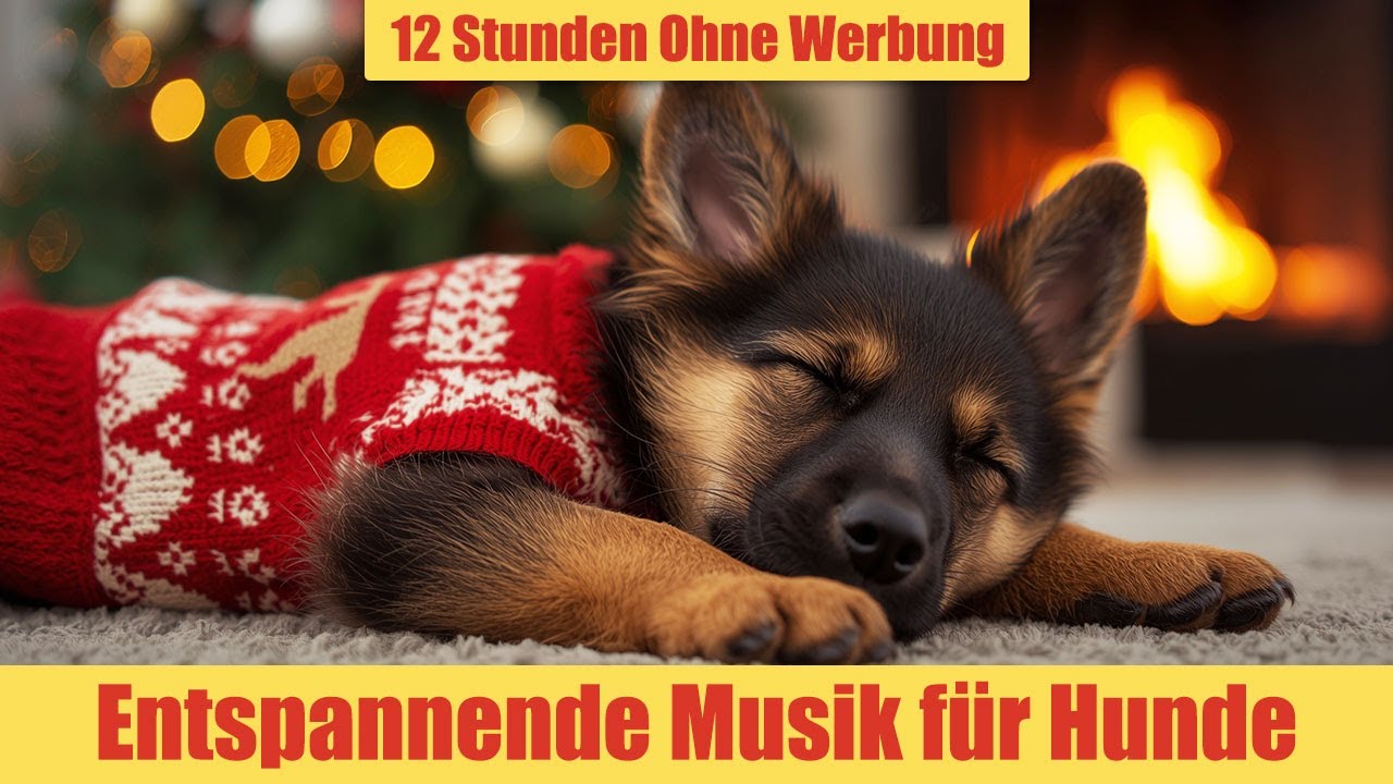 Entspannungsmusik für Hunde - 12 Stunden Ohne Werbung | Beruhigende Schlafmusik_vol.1