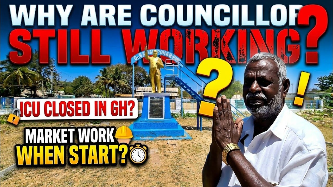 Why KGF councillors are still working ? GH ICU always Closed?when market work starts by Raja singh