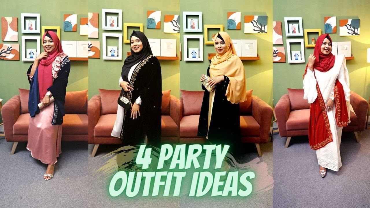 4 outfits for any party | Stylish and Comfortable Wedding/Party Outfits! | FAIZA