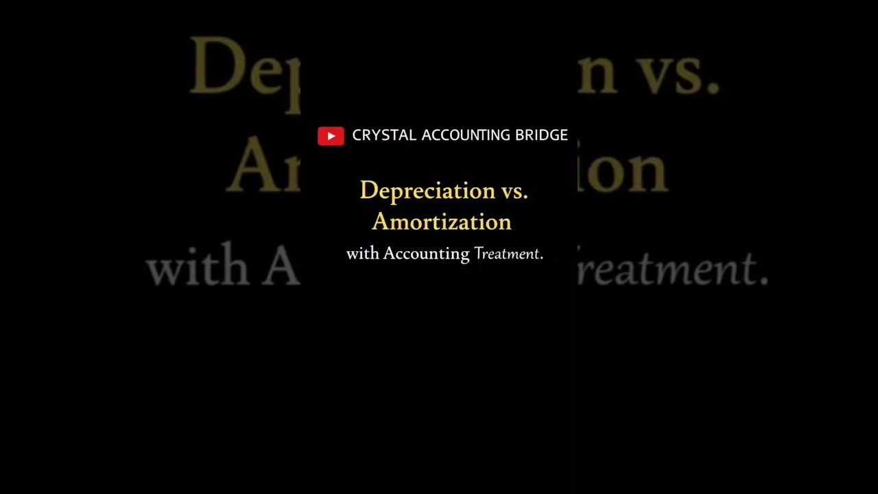 Depreciation vs Amortization | Easy Accounting Trick part 1
