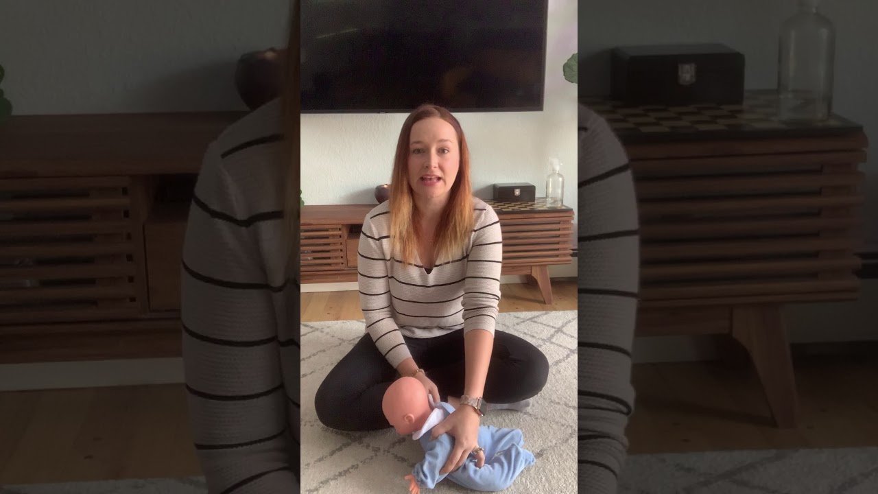Teaching Baby to Roll Belly to Back // Progress Through Play