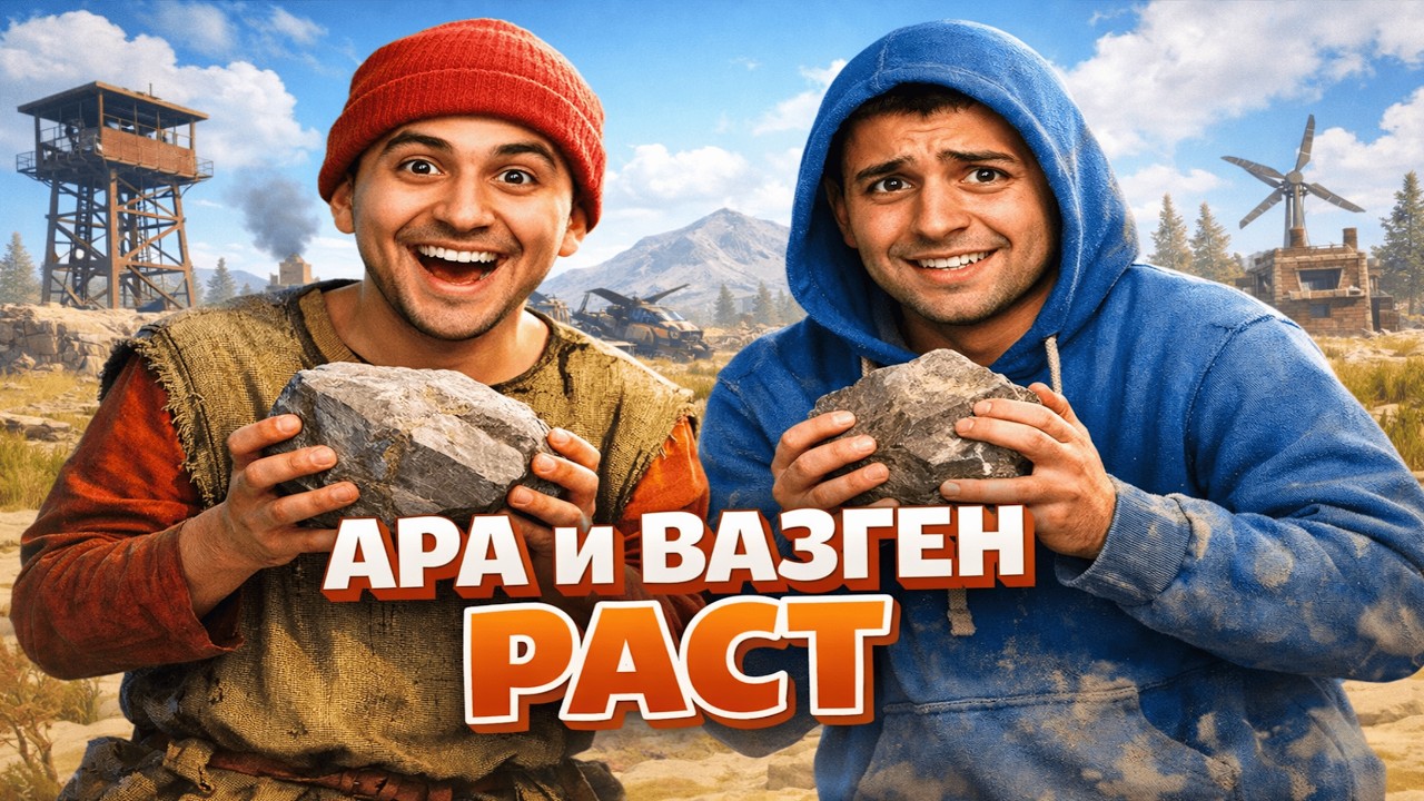 АРА И ВАЗГЕН - ДЕПОРТИРОВАЛИ НА ОСТРОВ | RUST | ARAWASGEN
