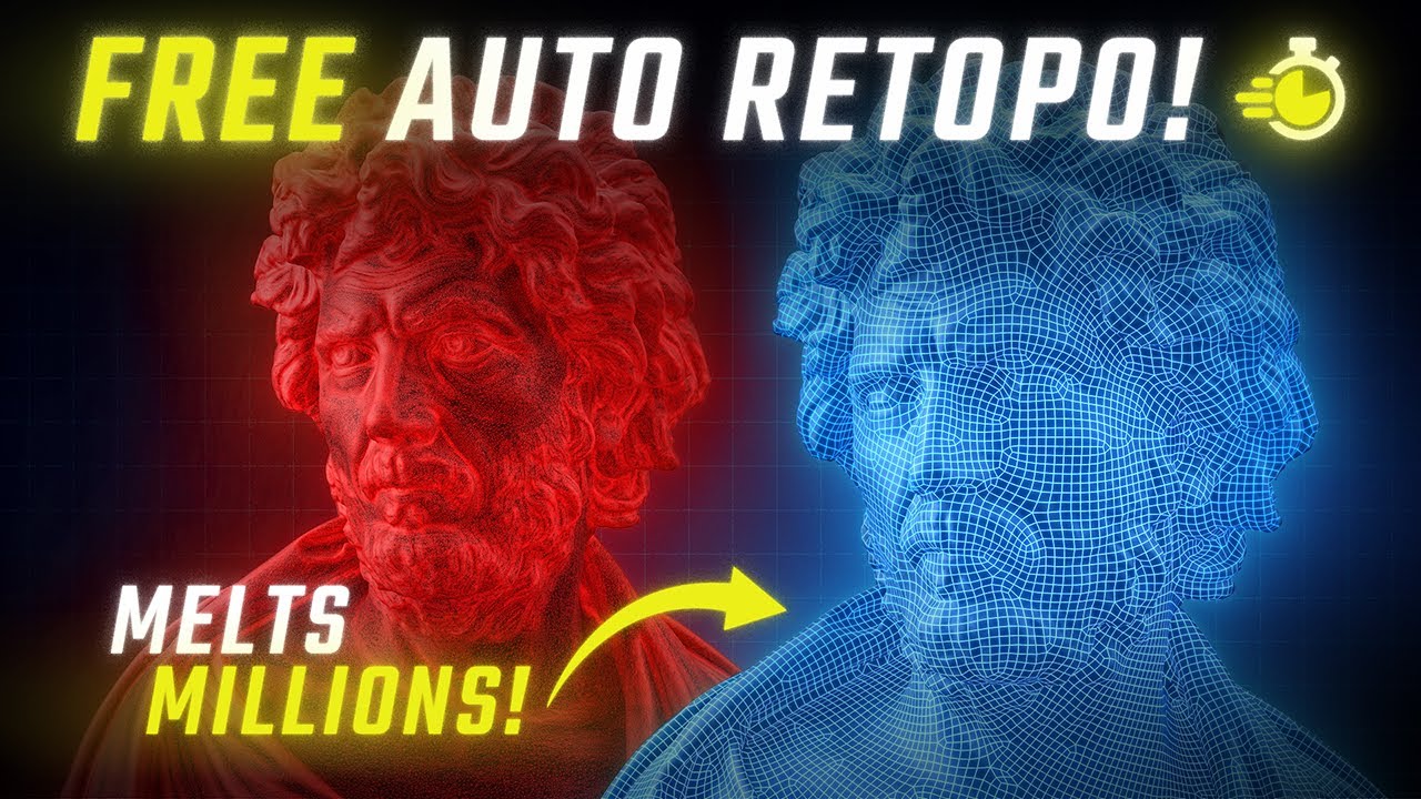 5 Million Polys ➜ PERFECT Quads in 12 SECONDS?! TESTING Instant Meshes