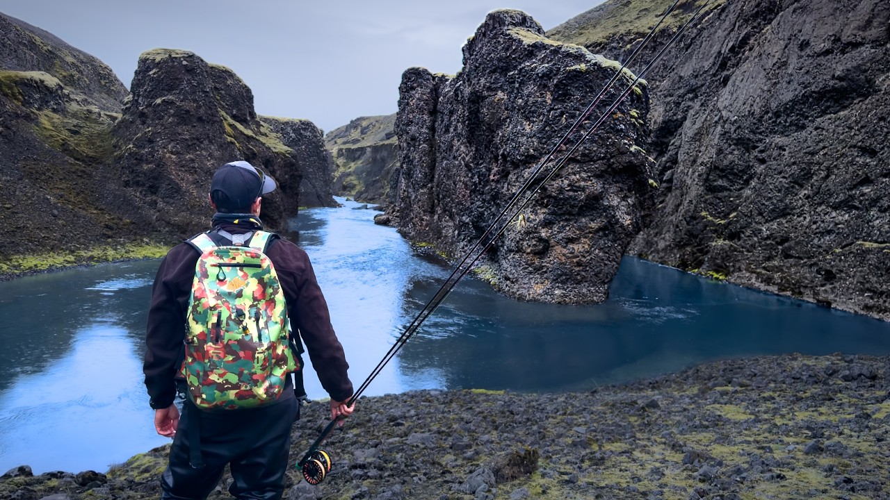 Fishing Iceland Is Otherworldly - Brown Trout in a Canyon Few Ever Fished